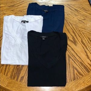 V-neck shirts